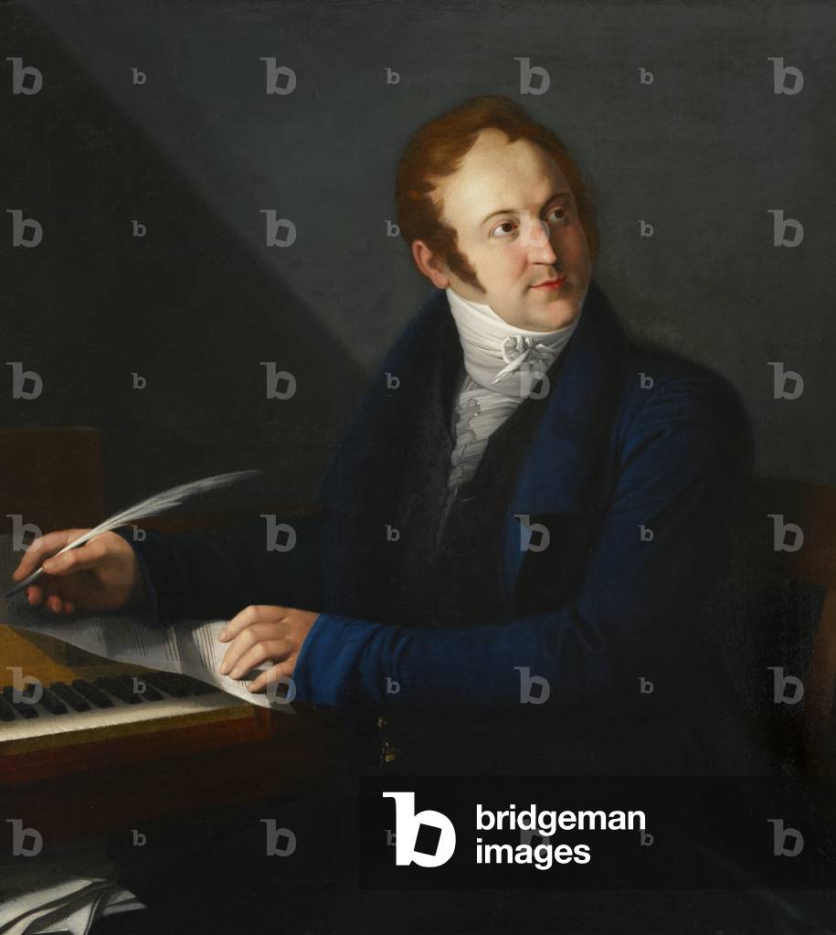 Gioacchino Antonio Rossini, c.1824 (oil on canvas)