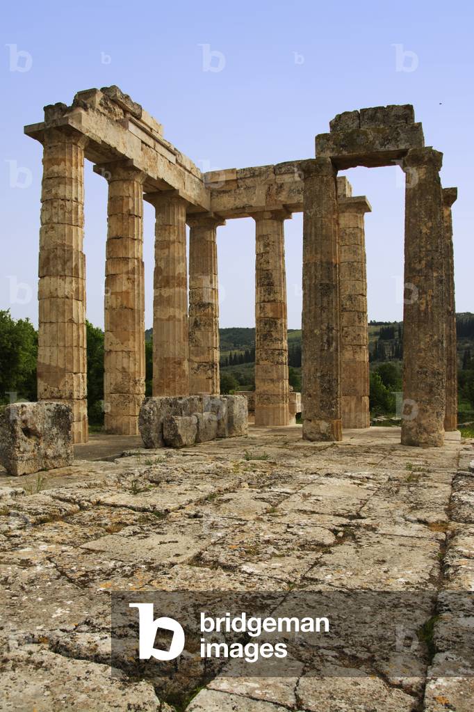 Remains of the Enkoimeterion, Incubation Hall (4th Century BC), Nemea, Peloponnese, Greece (photo)