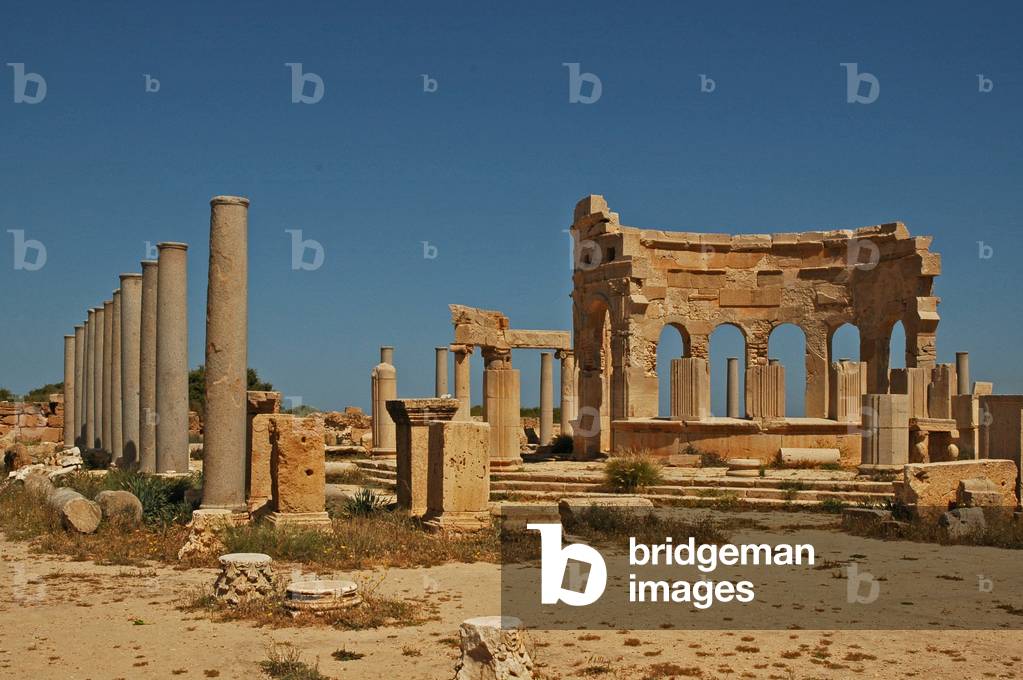 Libya, Leptis Magna (1st century AD), Market