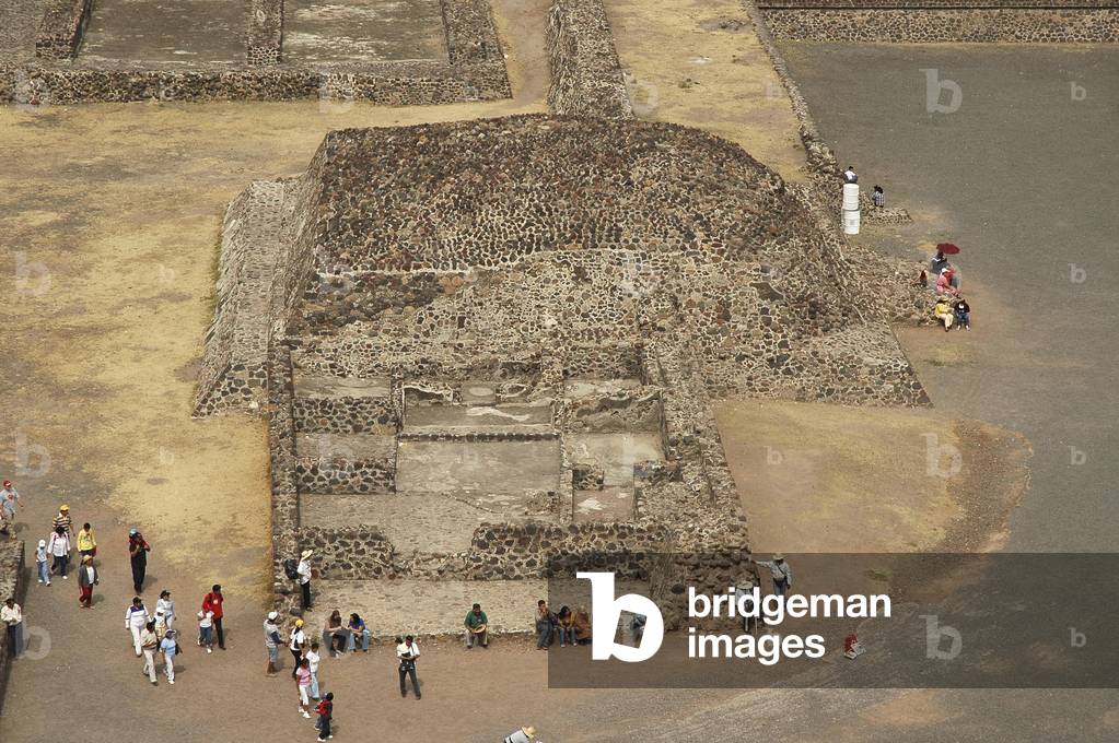 Mexico, Mexico City, Teotihuacan (1st century AD), Plaza of the Moon