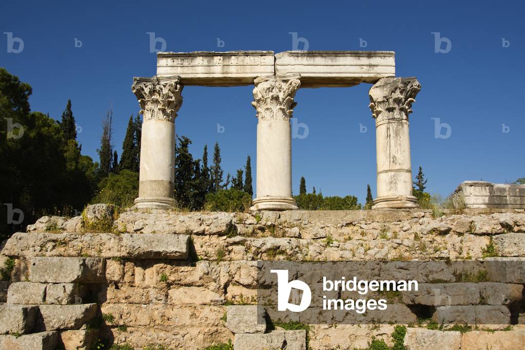 Temple E (1st Century AD), Corinth (????????), Peloponnese, Greece (photo)