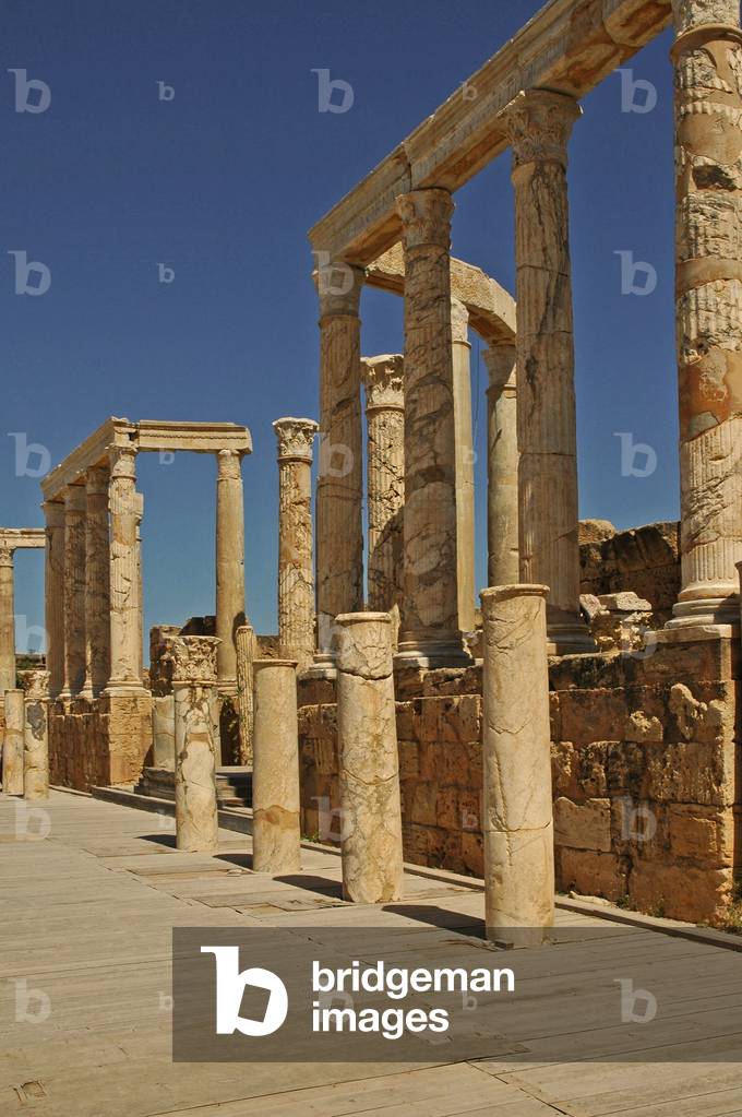 Libya, Leptis Magna (1st century AD), Theatre (1st century AD), stage