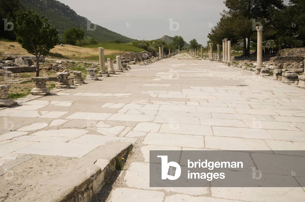 Asia, Turkey, Ephesus, Harbour Street