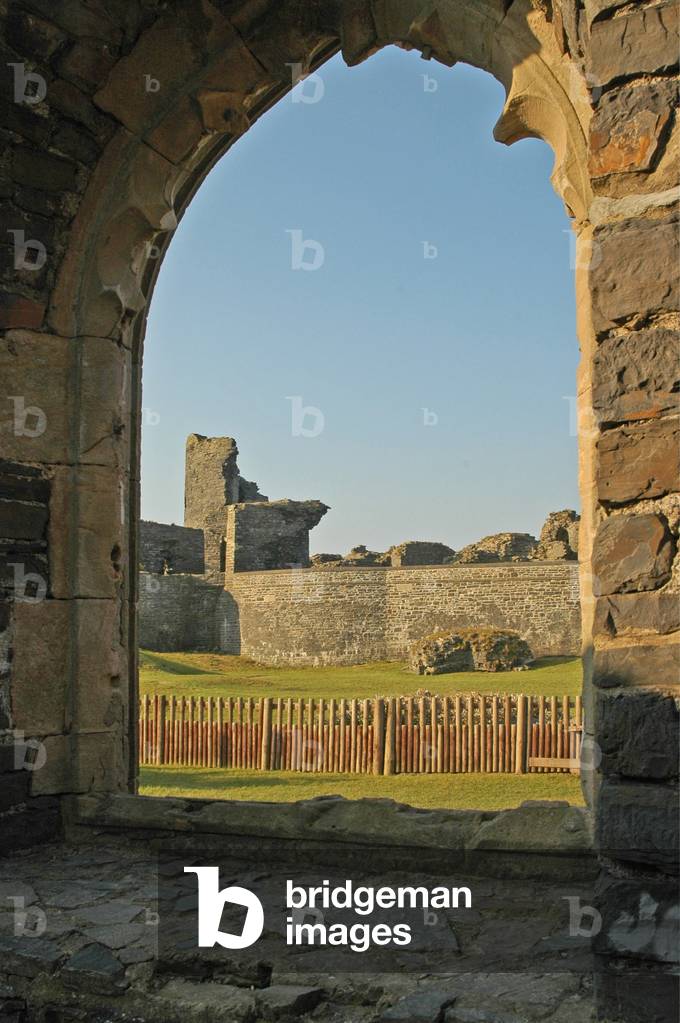 Wales, Aberystwyth Castle (orig. 12th century), Arch in the North Tower.