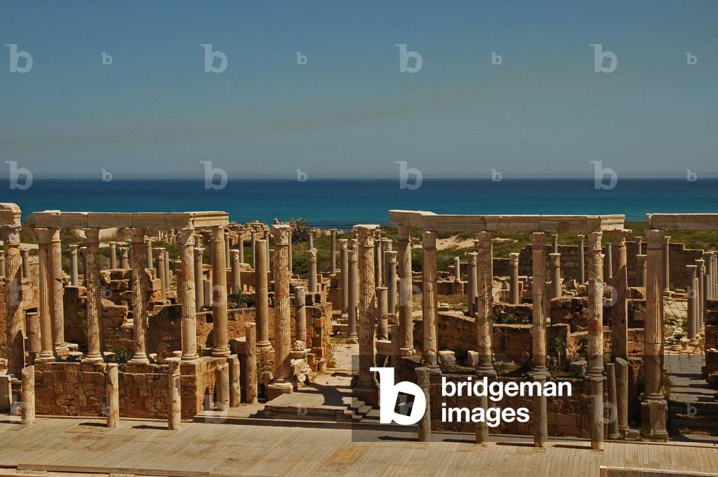 Libya, Leptis Magna (1st century AD), Theatre (1st century AD), stage