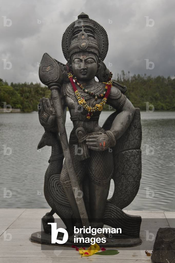 Statue of Lord Muruga, Hindu Deity, Grand Bassin, Mauritius (photo)