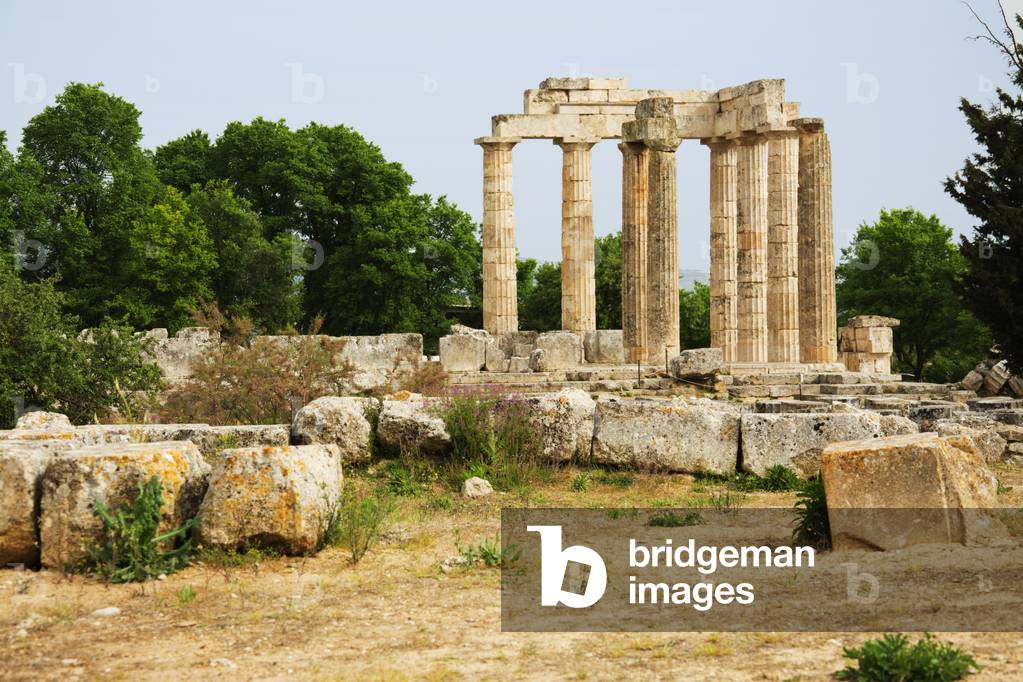 Remains of the Enkoimeterion, Incubation Hall (4th Century BC), Nemea, Peloponnese, Greece (photo)