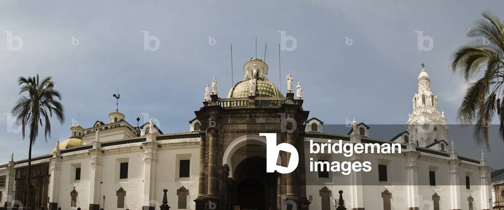 Great Square & Plaza Grande, President’s Palace, Quito, Ecuador,  South America  (photo)
