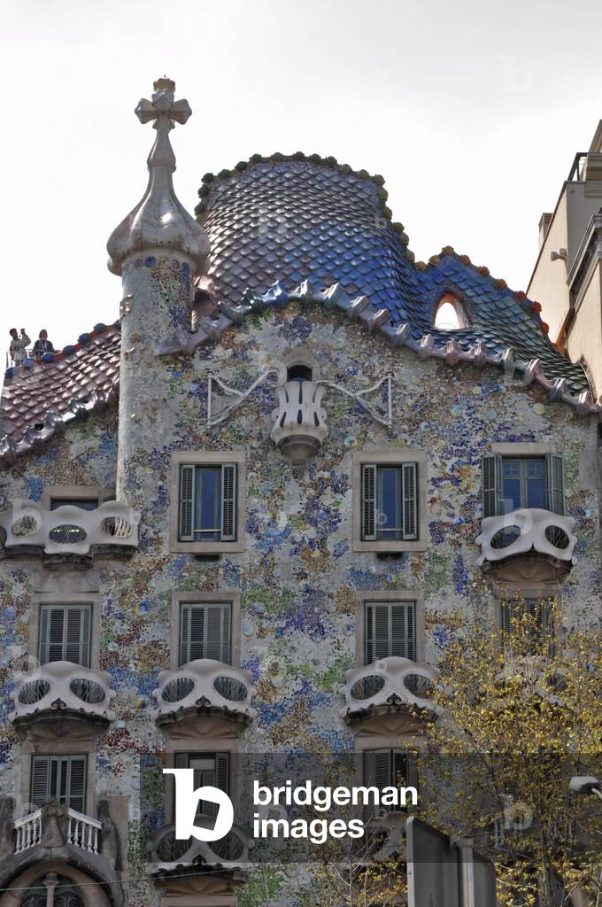 Europe, Spain, Barcelona, Casa Batiilo, Gaudi House