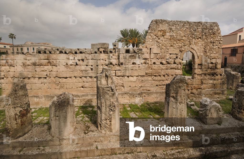 Temple of Apollo (6th Century AD), Syracuse,  Sicily, Italy (photo)