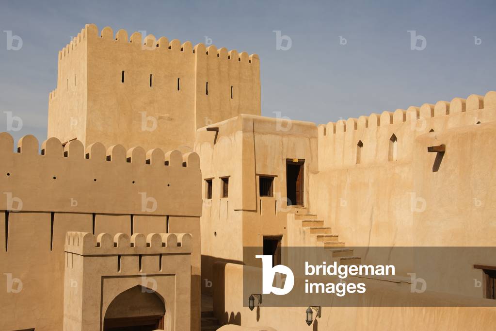 Nizwa Castle interior, Nizwa, Oman (photo)