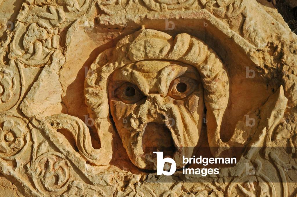 Lebanon, Baalbek (1st century AD), crying figure decoration