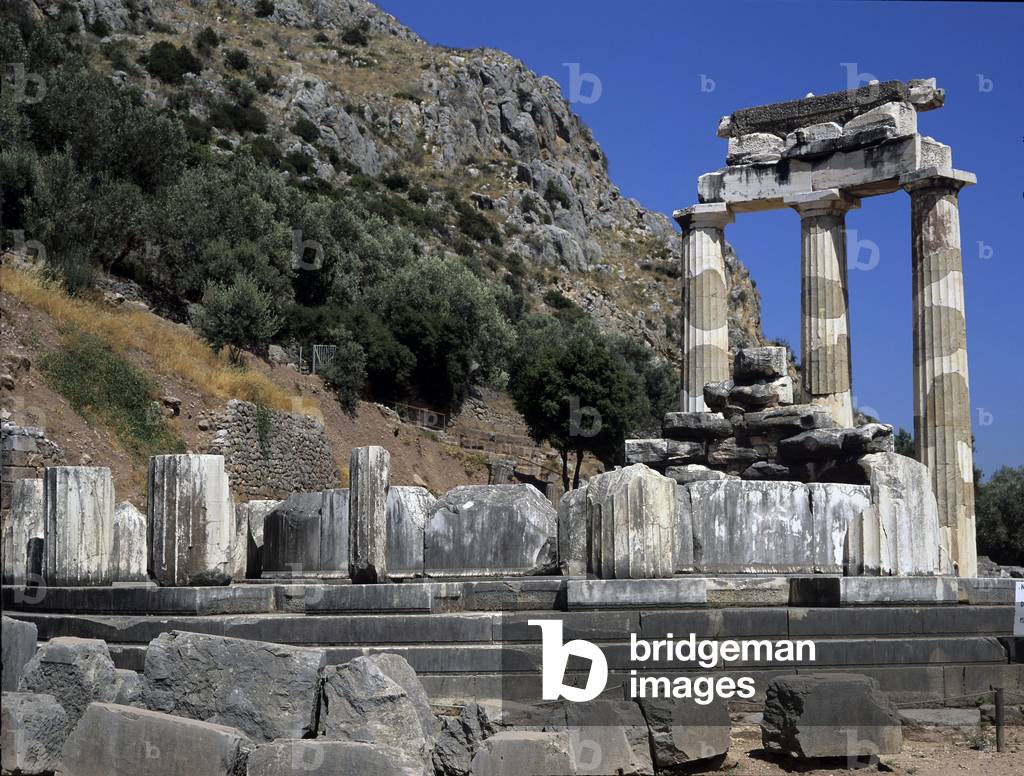 Tholos of Marmaria at Delphi. Greece