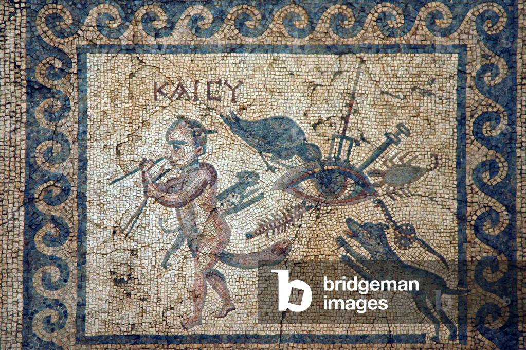 Evil Eye Mosaic, from Antakya, Turkey