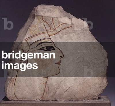 Ostracon with the profile of a king (limestone)