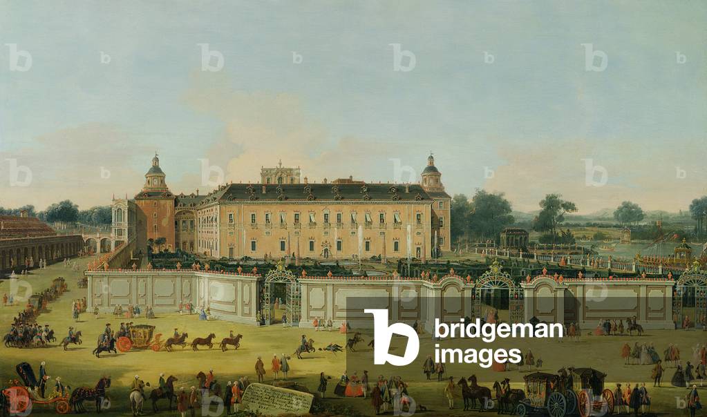 Immagine di Dipinto "Il Palazzo di Aranjuez", 1756 di Francesco Battaglioli