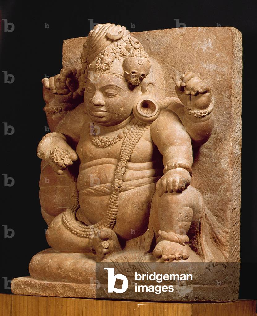Figure of Siva as Vamana, Mansar Maharashtra (red sandstone)