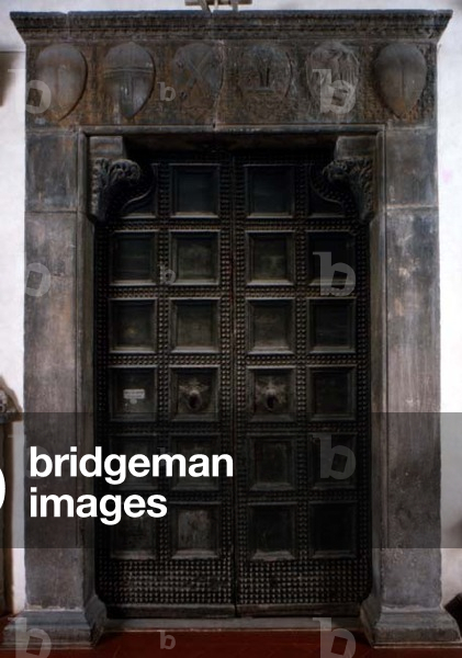 Door of the Guild of the Clothmakers, Tailors and Second Hand Dealers, 1414-29 (bronze)