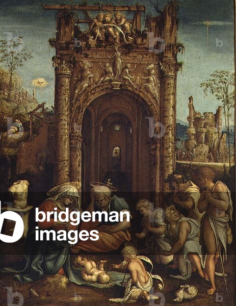 Adoration of the Shepherds, c.1530 (oil on panel)