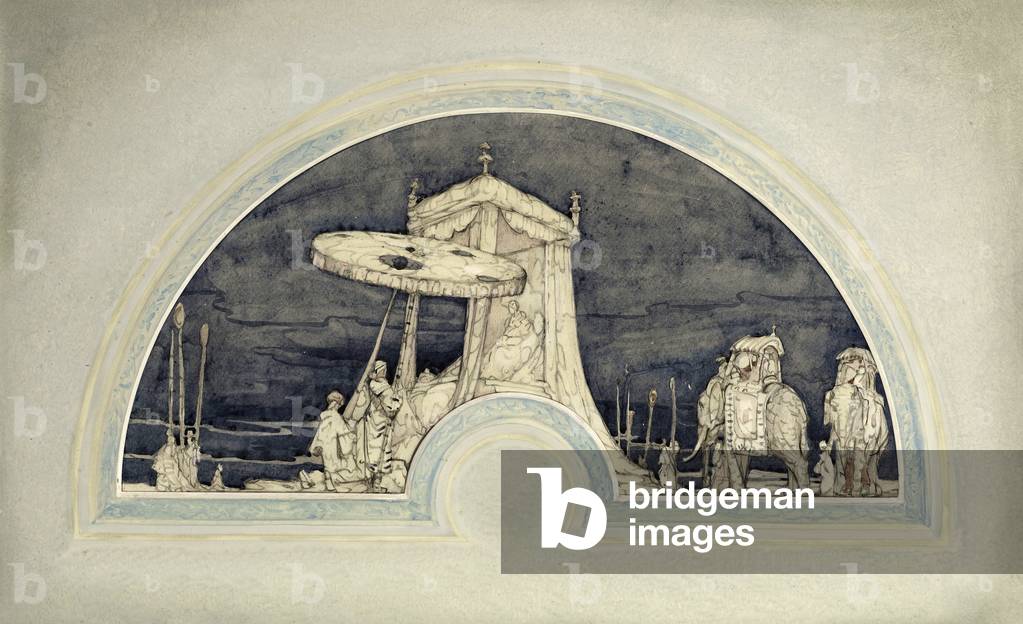 La Princesse Bondour, c.1910 (w/c on paper)