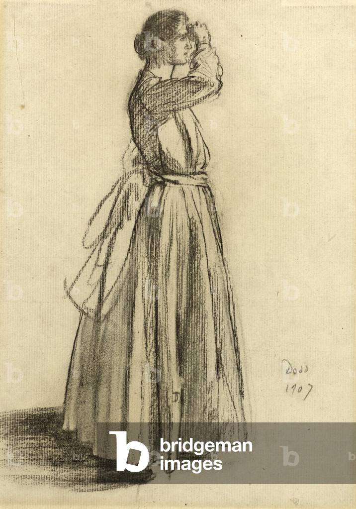 Study of a Woman, 1907 (pencil on paper)
