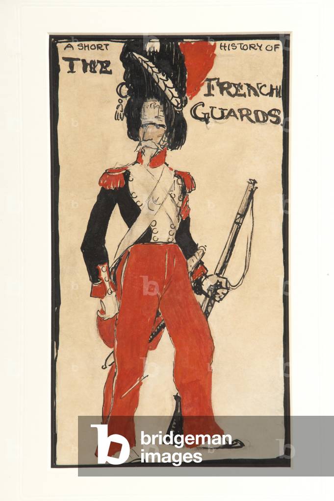 A Short History of the French Guards, 1917 (w/c on paper)