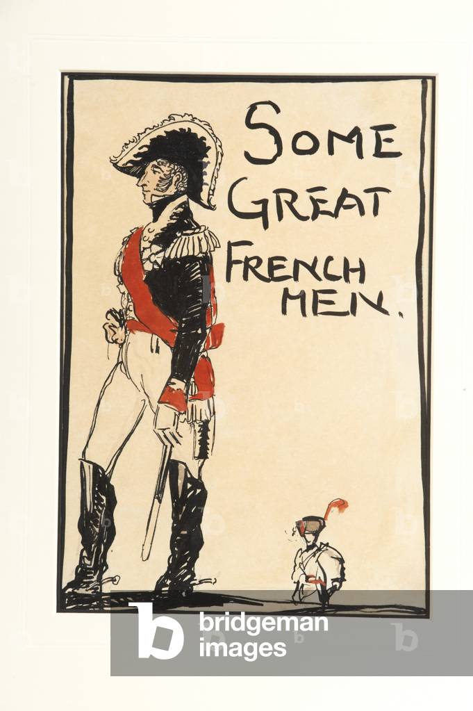 Some Great French Men, 1917 (w/c on paper)