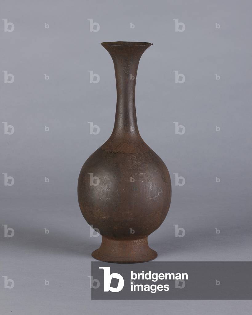 Vessel with processional design, 14th century (bronze)