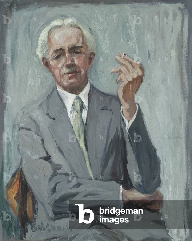 Portrait of Charles Reiffel, c.1938 (oil on canvas)