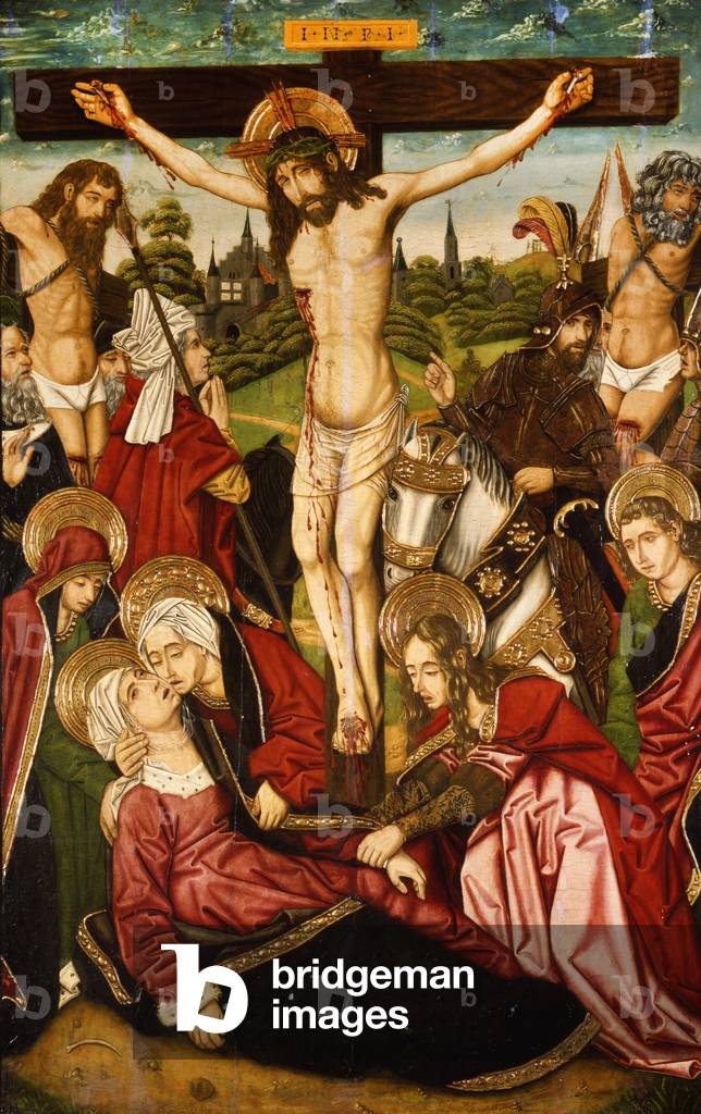 The Crucifixion, c.1480-90 (oil on panel)