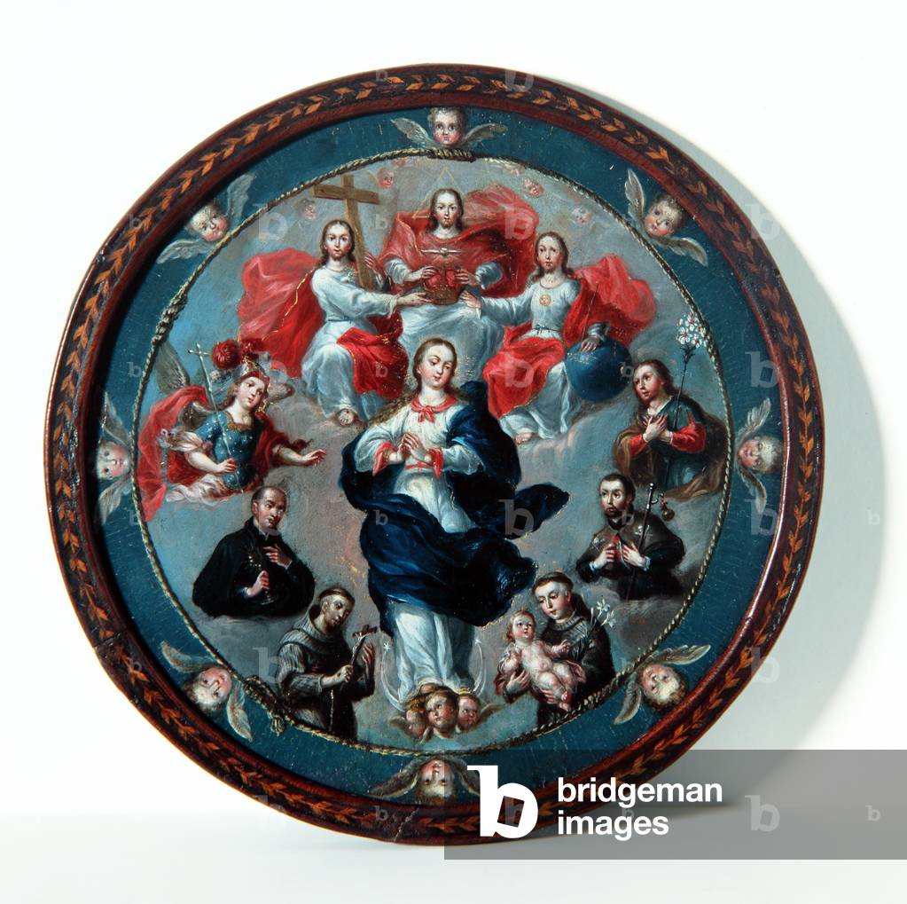 Nun's Shield (oil on copper)