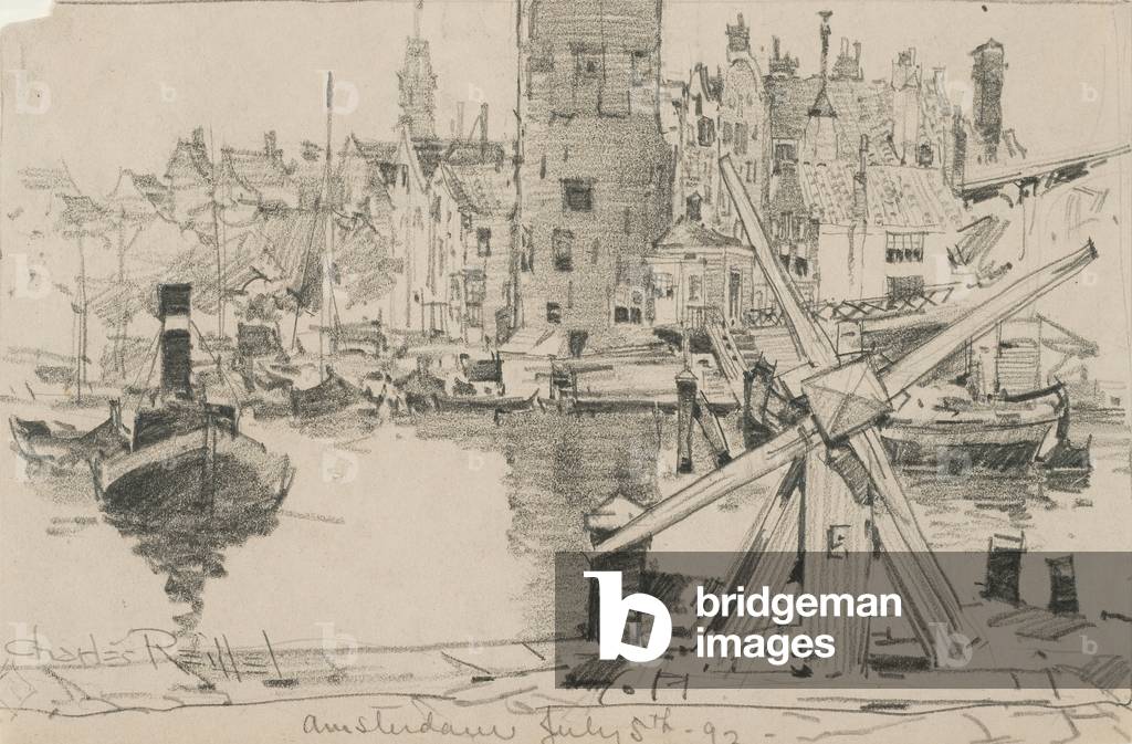 Amsterdam, July 5, 1892 (graphite on paper)