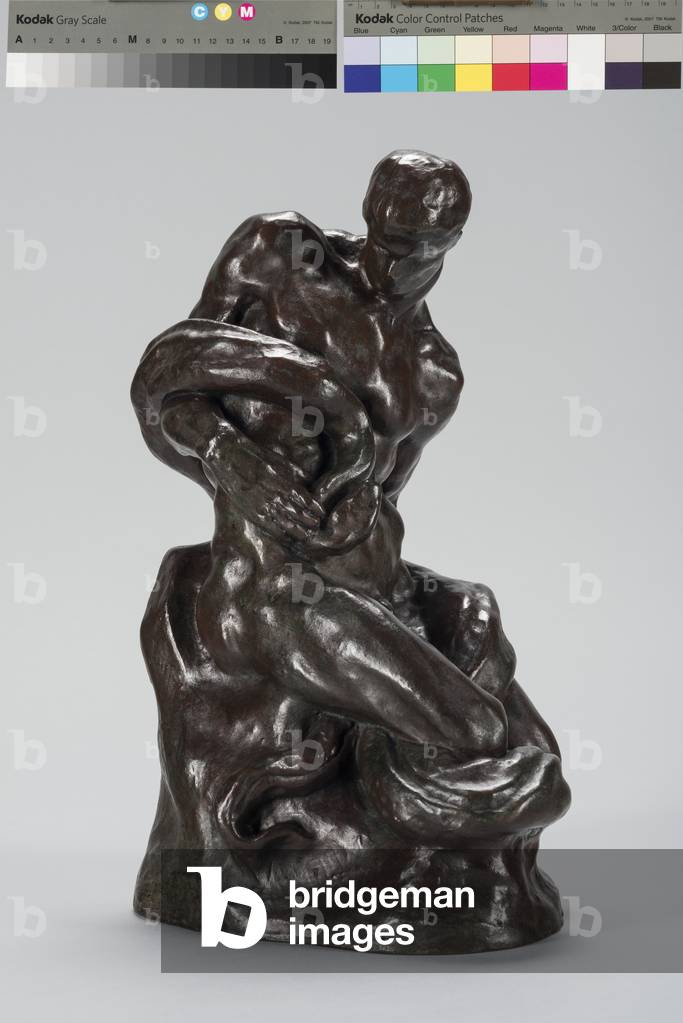 Man and Snake, 1903 (bronze)