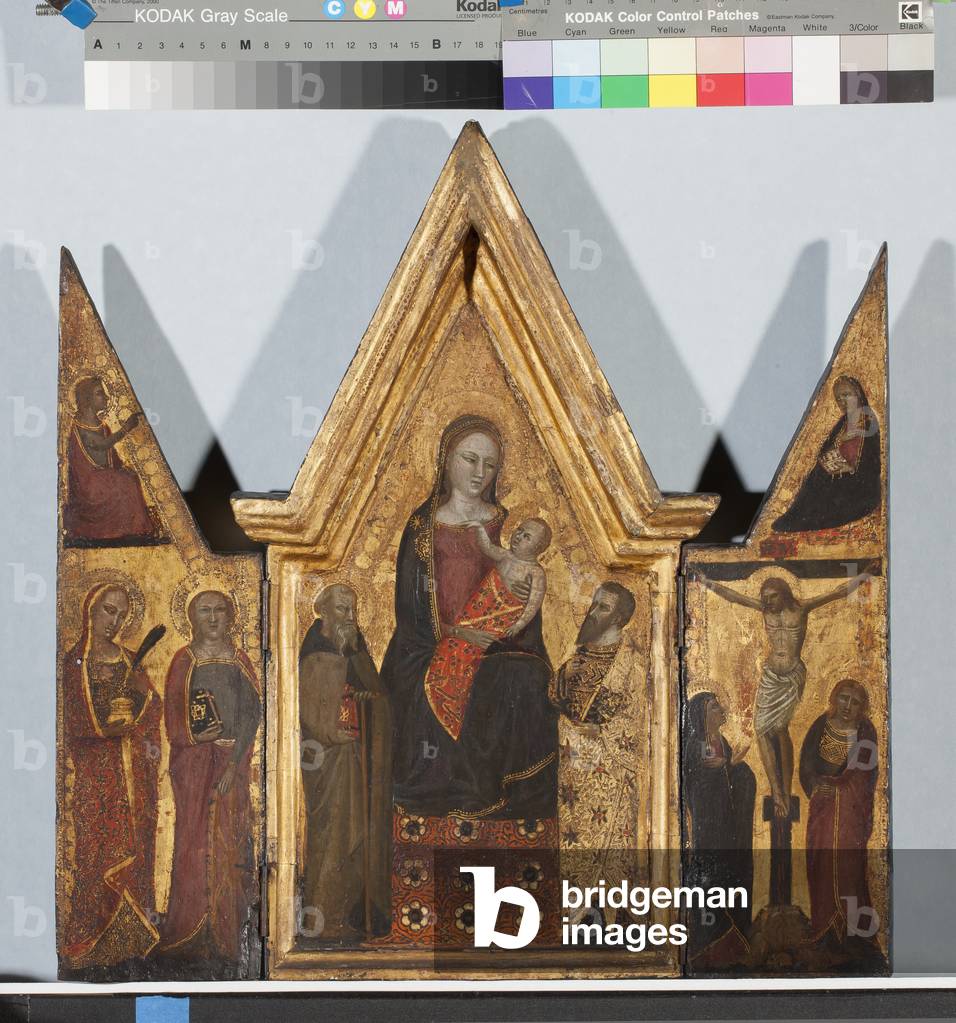 Portable Triptych, c.1380 (tempera on panel)