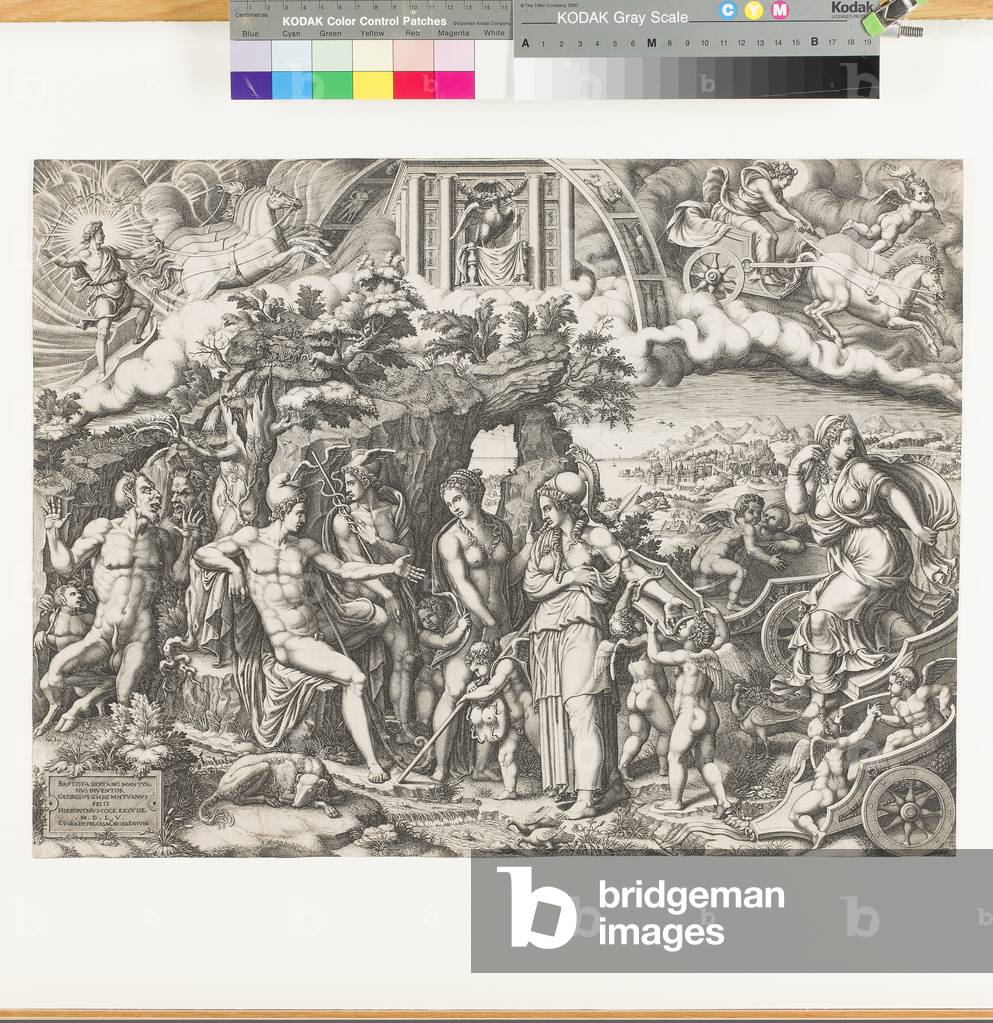 The Judgment of Paris, 1555 (engraving)