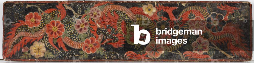 Buddhist manuscript cover, 1659 (opaque w/c on wood)