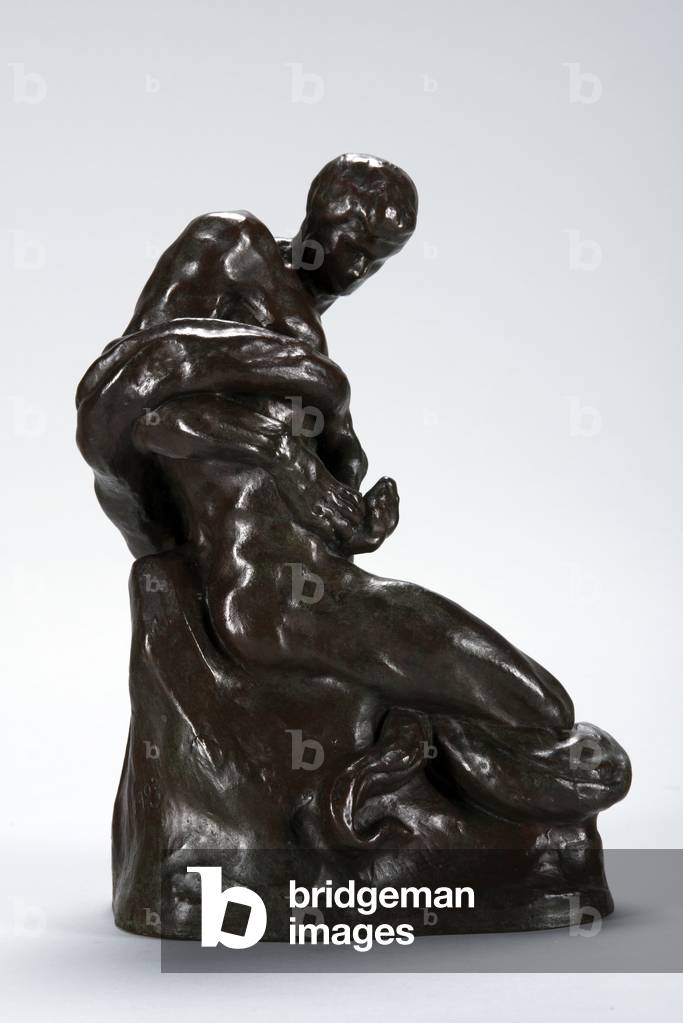 Man and Snake, 1903 (bronze)