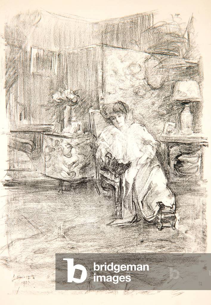 Interview, Ferby Lodge, 1905 (litho)