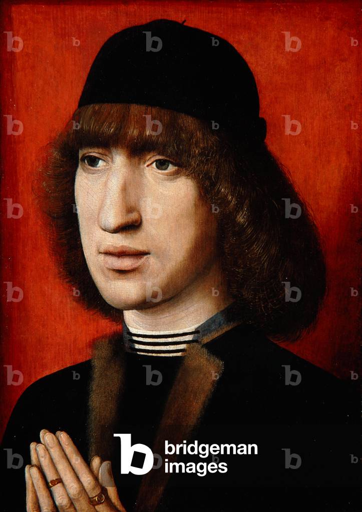 Portrait of a Man, c.1480-90 (oil on panel)