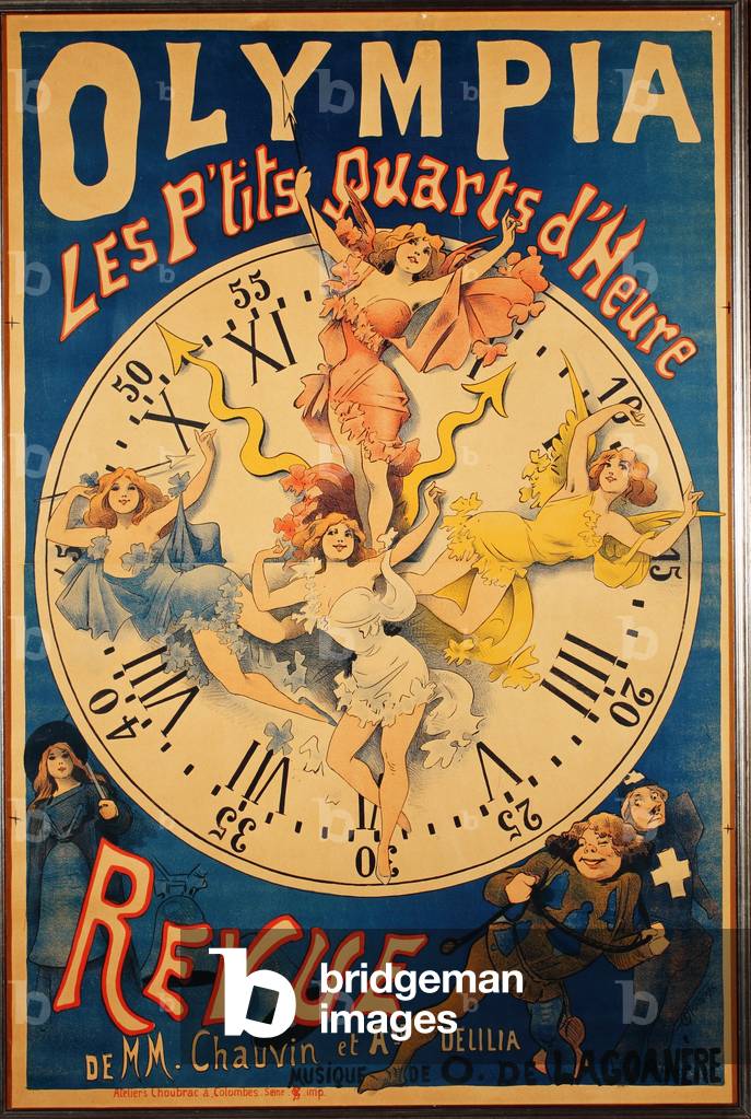 Olympia: Les P'tits Quarts d'Heure, c.1895 (colour litho)