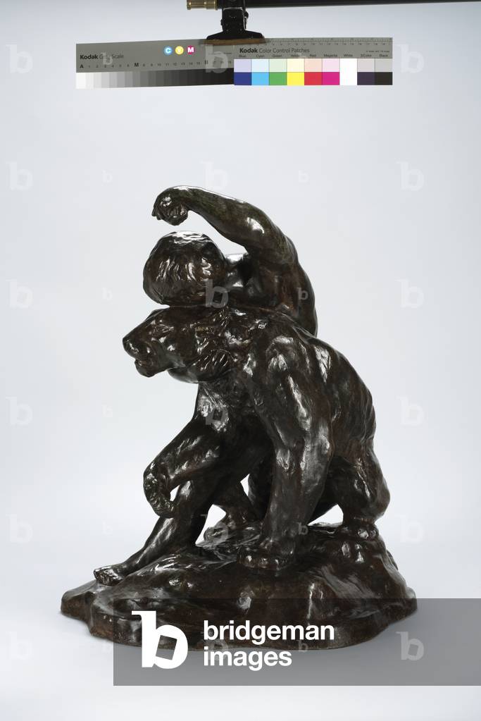Puma and Child (bronze)