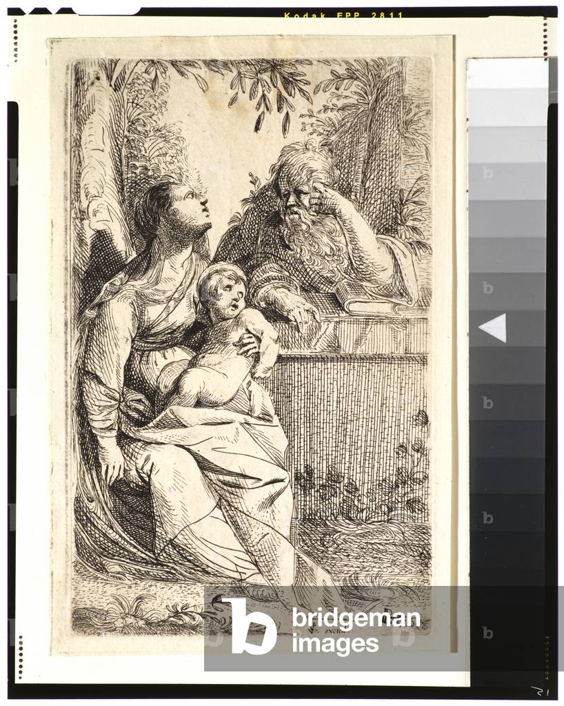The Holy Family, 1618 (etching)