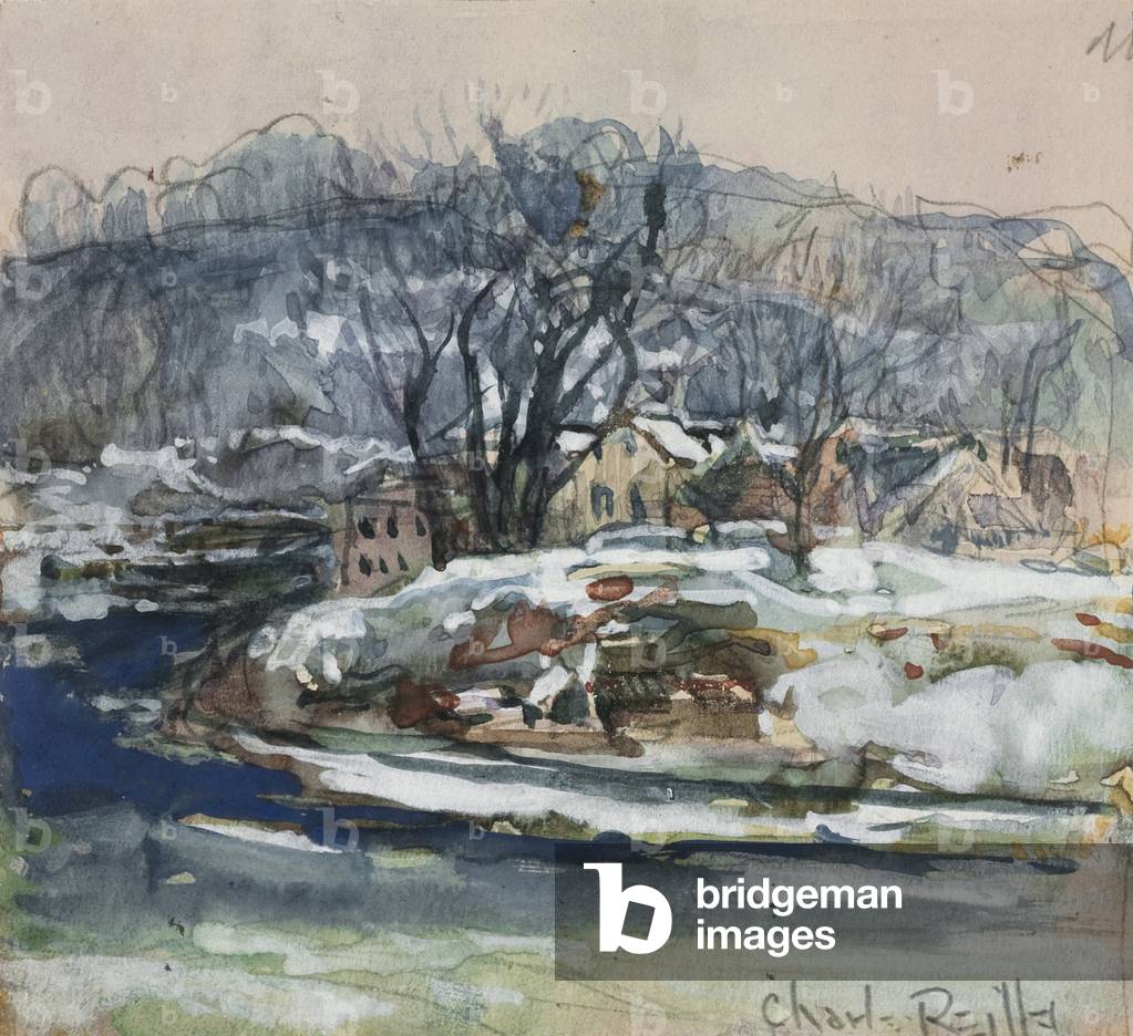Winter Landscape (w/c & gouache on paper)