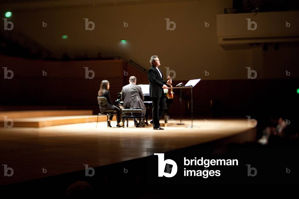 Portrait of Boris Berezovsky and Vadim Repin concert Salle Pleyel, Paris