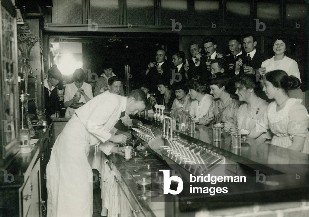 Mission Ice Cream Parlor, c.1910 (b/w photo)