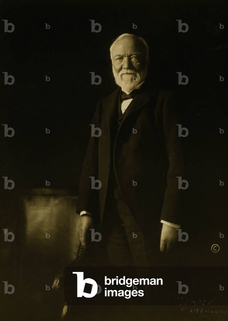 Andrew Carnegie (b/w photo)