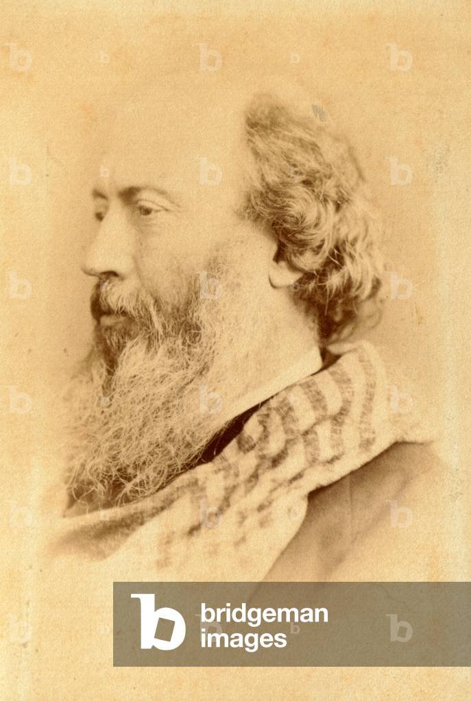 Sir John Gilbert, 1876 (sepia photo)