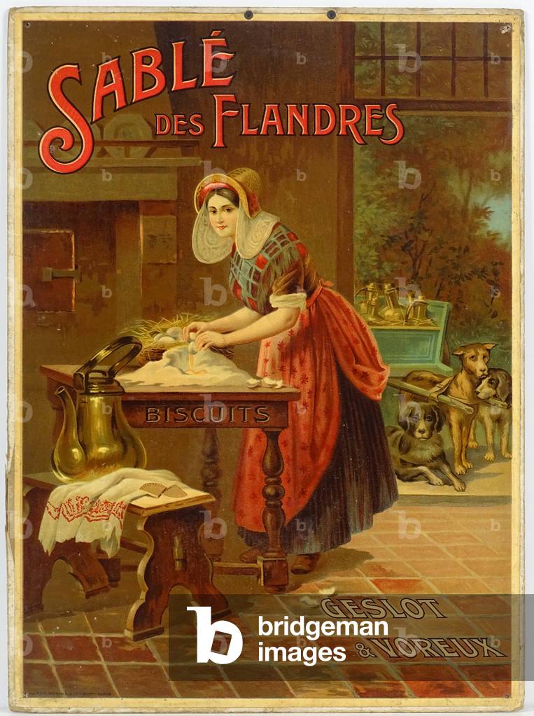 Pastry Sands Flanders for the brand Geslot & Voreux (lithograph)