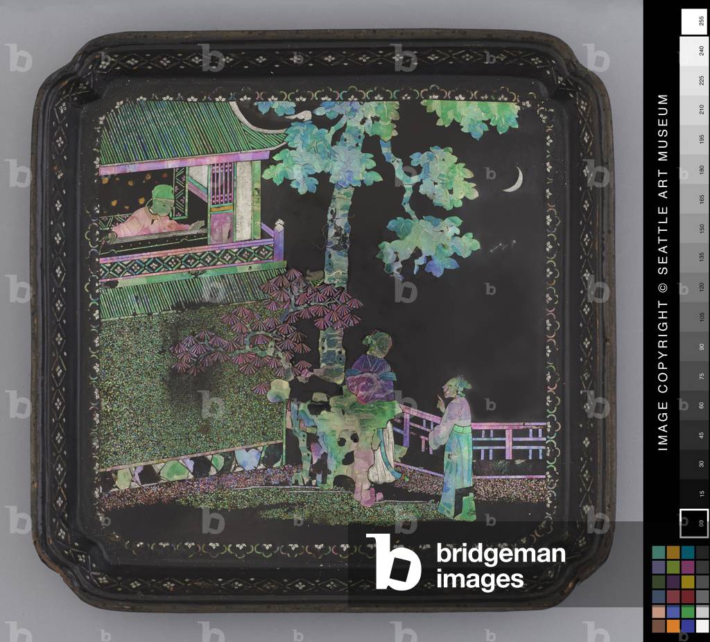 Small plate, late 18th century (Lacquer)