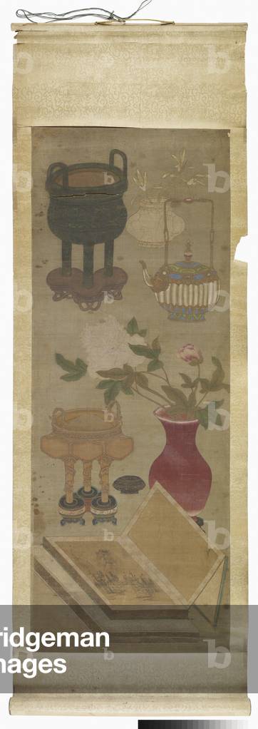 Antiquities (ink and colour on paper)